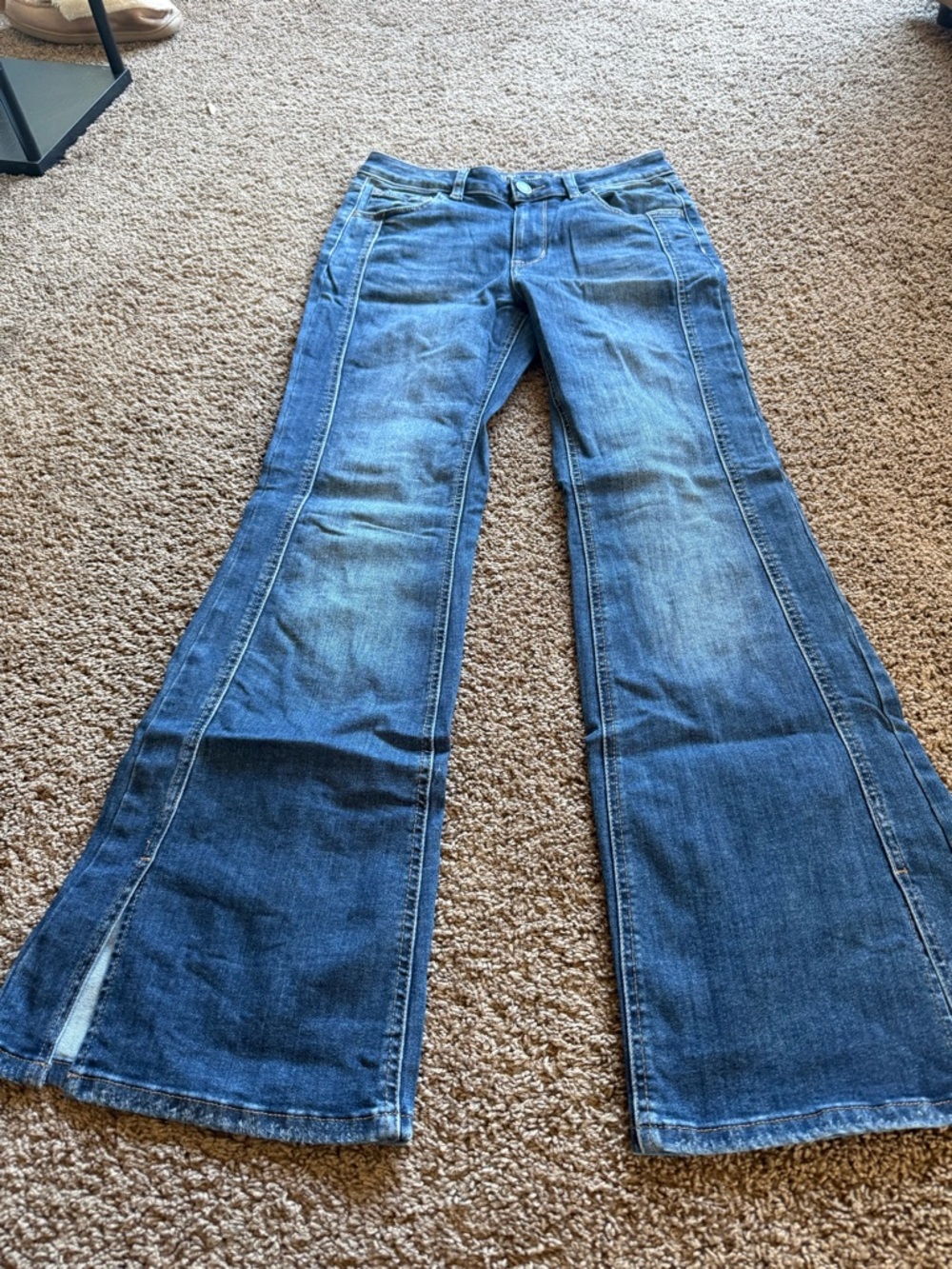 Maurices Dark Blue Flare Jeans